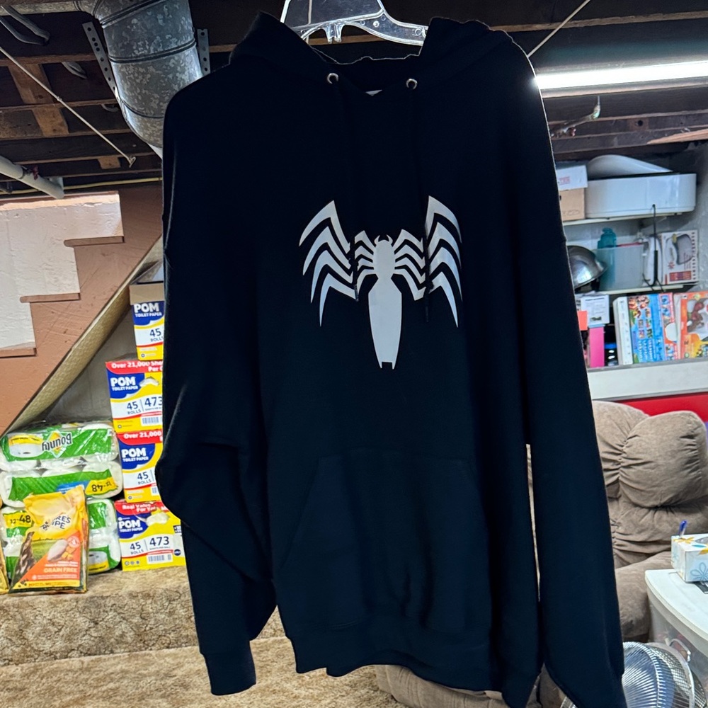 Black Venom Graphic Hoodie